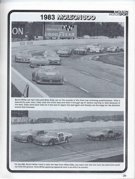 Scan-26 - Cayuga Speedway - Molson 300 Program - 1985