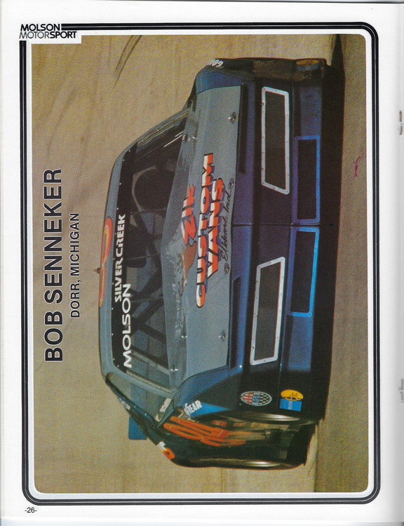 Scan-27 - Cayuga Speedway - Molson 300 Program - 1985