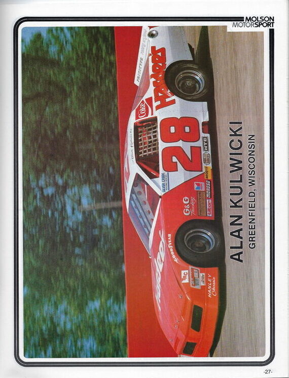 Scan-28 - Cayuga Speedway - Molson 300 Program - 1985