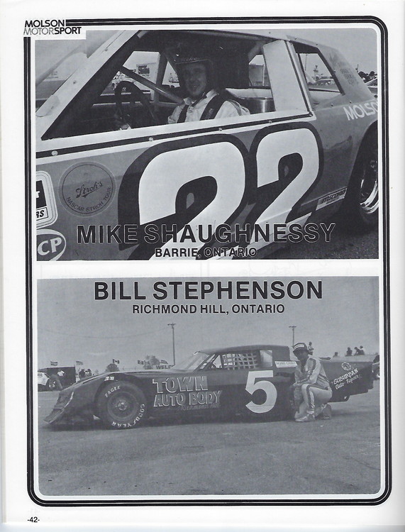 Scan-43 - Cayuga Speedway - Molson 300 Program - 1985