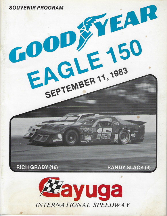 Cayuga Speedway - Goodyear Eagle 150, September 11, 1983