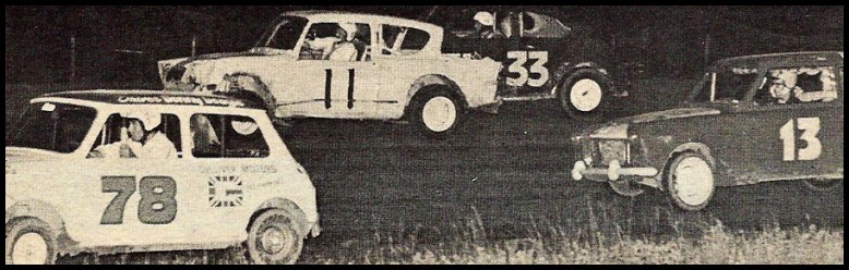 Denny Deagle #78 leading the way at Merritteville Speedway back in 1970. Courtesy of Wheelspin News