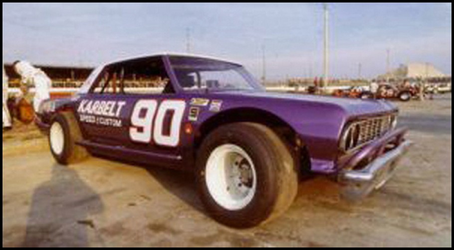 Doug "Mr Clean" Warnes at Pinecrest Speedway. Courtesy of Mike Lyndsay