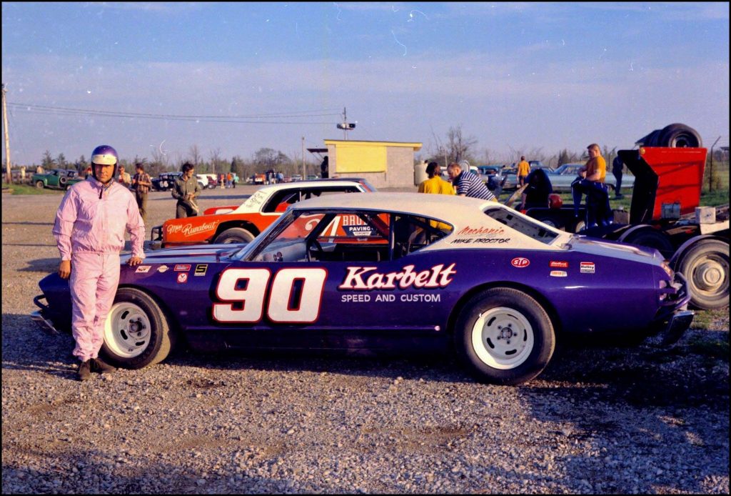 Doug Warnes at Flamboro Speedway back in 1971 Tex Photo Courtesy of Flamboro Speedway Hall Of Fame
