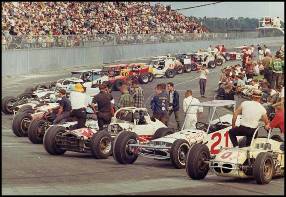 All Lined Up for the 1968 Oswego Classic. Courtesy of Ron Verash