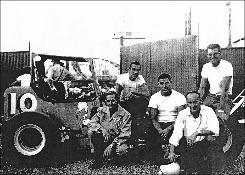 Jack and his crew at the CNE Stadium. Courtesy of John Greedy