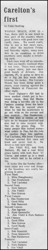 Carlton's First - By Enid Pantling