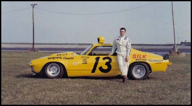 Earl Ross in the Kenny Silk owned #13 at Cayuga Speedway 1972. Courtesy of Gary Anderson