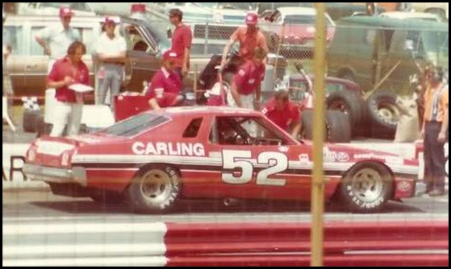 Earl Ross on Pit Road at a Nascar Event. Courtesy of Rik Lelliott