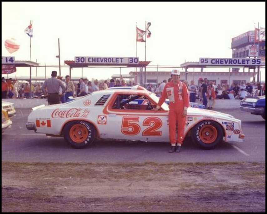 Earl Ross raced Nascar in a Coca Cola sponsored car in 1976. Courtesy of Deb Lelliott