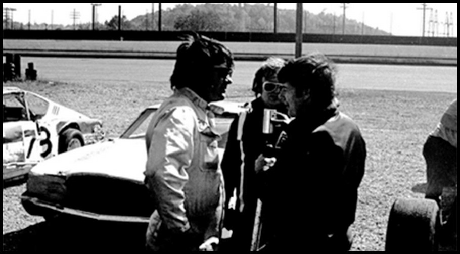 Norm Lelliott, Tim Hooper and Craig Watling at Heidelburg Raceway in Pennsylvania. Courtesy of Deb Lelliott