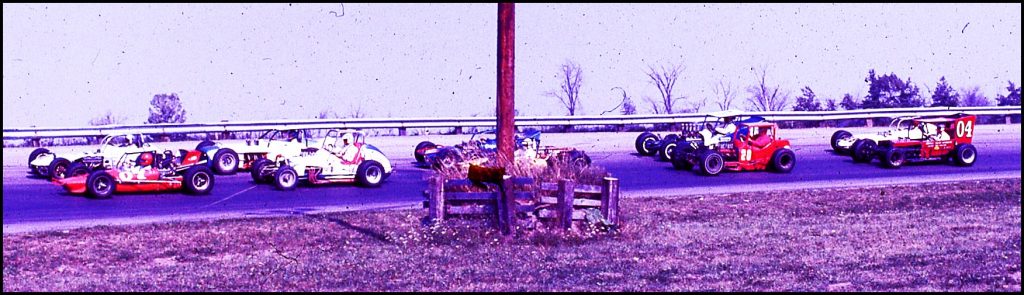 Supermodifieds at Cayuga Speedway 1968. Courtesy of Larry Glendenning