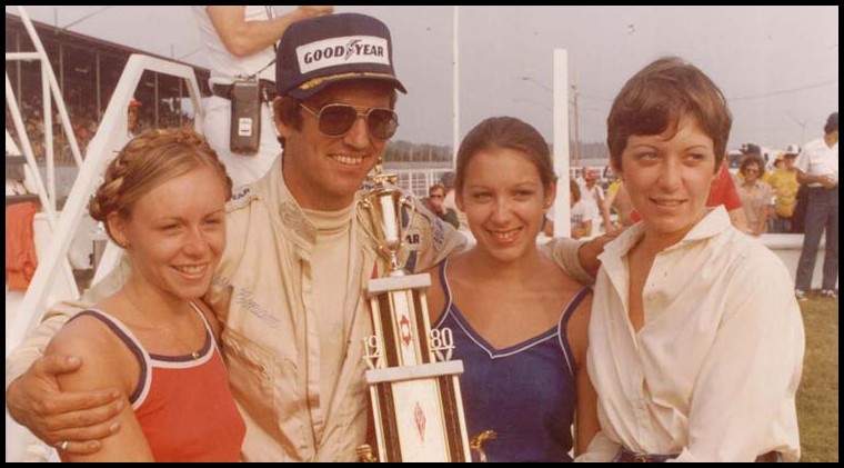 Warren Coniam and the Rutledge Girls at Oswego Speedway. Courtesy of Warren Coniam-1