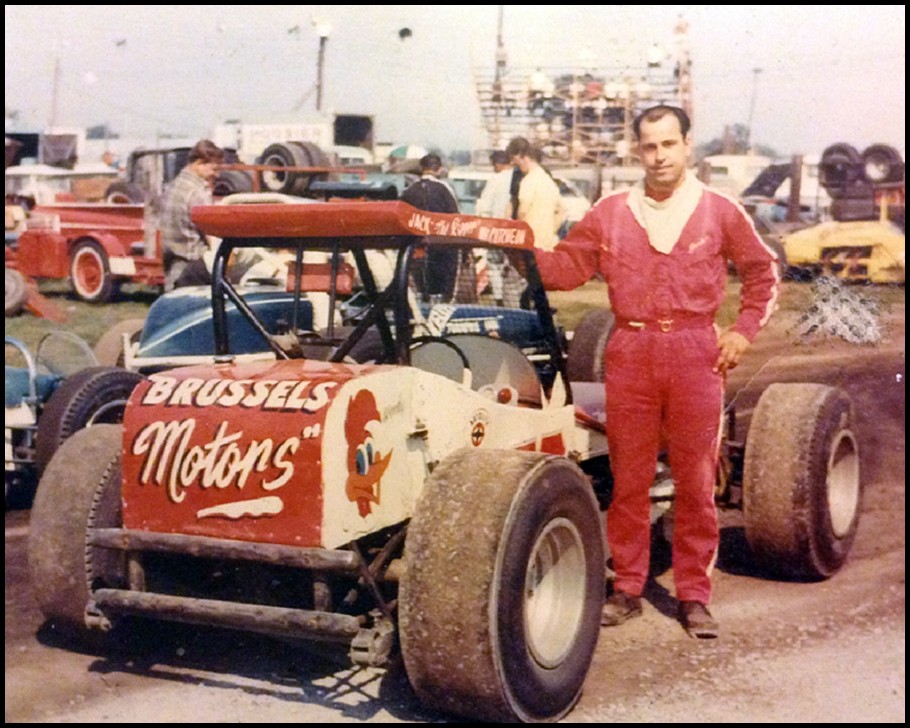 Jack McCutcheon at Oswego Speedway 1967. Courtesy of Michelle McCutcheon Blake