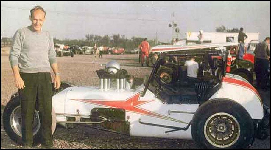 Jack Greedy at Flamboro Speedway. Courtesy of John Greedy