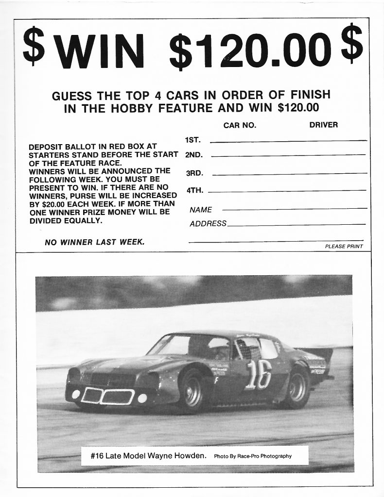 1980 Flamboro Speedway Program - Page - 15