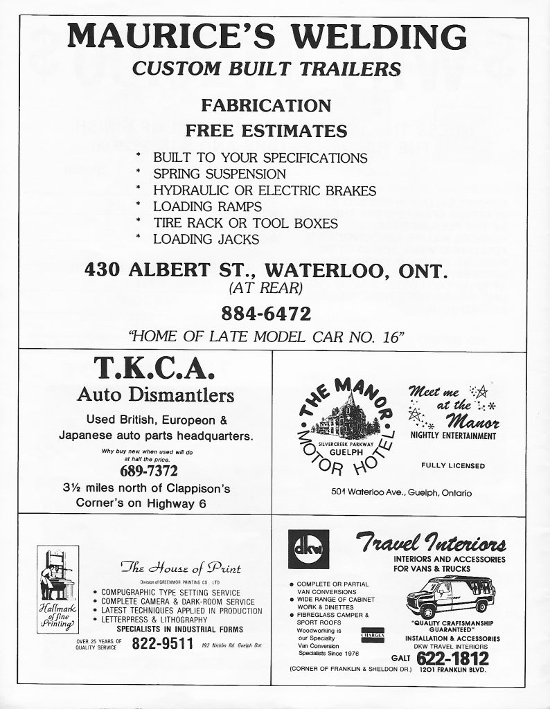 1980 Flamboro Speedway Program - Page - 16