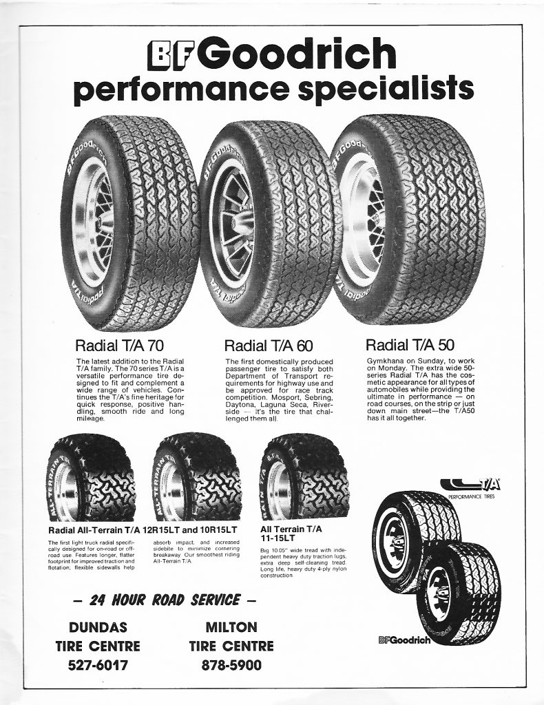 1980 Flamboro Speedway Program - Inside Back Cover