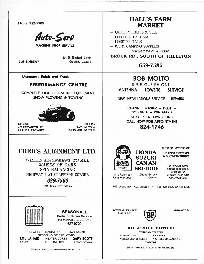 1980 Flamboro Speedway Program - Page - 3