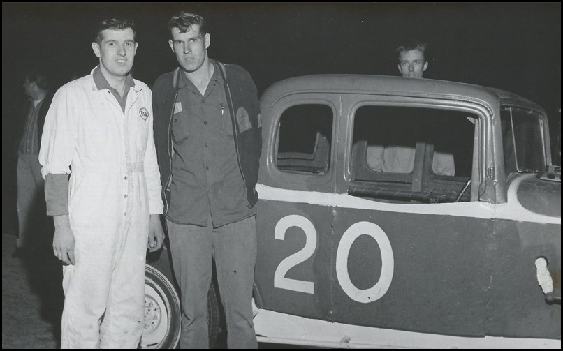 Jim and his brother George were partners with this car. Courtesy of Jim Shipway