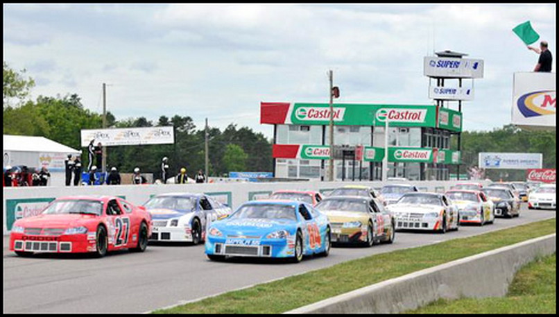 Nascar Canadian Tire Series at the Mosport Oval.