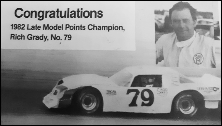 014 - 1982 Flamboro Speedway Late Model Points Champion, Rich Grady