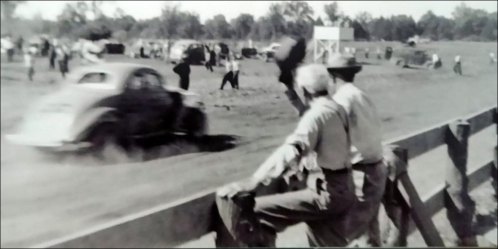 First Race at Kingston Speedway 1951 - Tony Blake at the wheel