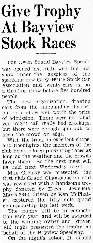 Give_Trophy_at_Bayview_Stock_Races_The_Sun_Times_Sept_11_1952