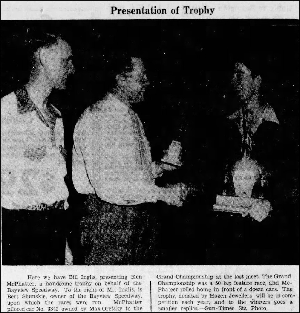 Presentation_of_Trophy_at_Bayview_Speedway_in_Owen_Sound_The_Sun_Times_Sept_11_1952